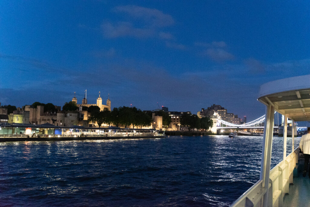 London skyline.