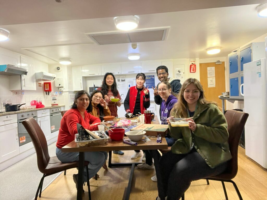 A group of ISH residents at the Lantern Festival.