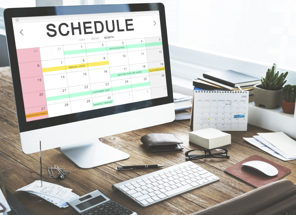 Schedule Activity Calendar Appointment Concept